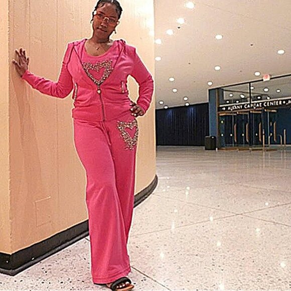 TWISTED HEART Pants - TWISTED HEART AMERICA 3 PIECE SWAVORSKI SWEAT SUIT Y2K RARE